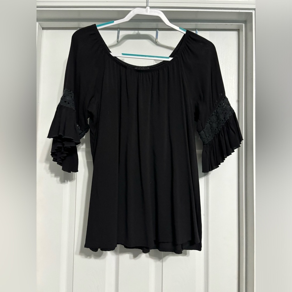 Black boutique style top